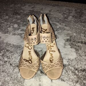 Sam Edelman size 10 leather heels